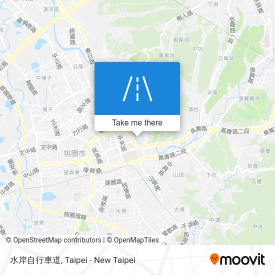 水岸自行車道 map