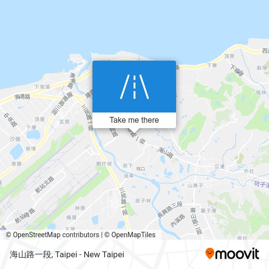 海山路一段 map