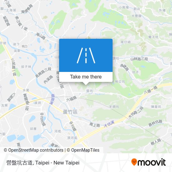 營盤坑古道 map
