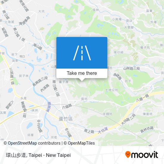 環山步道 map