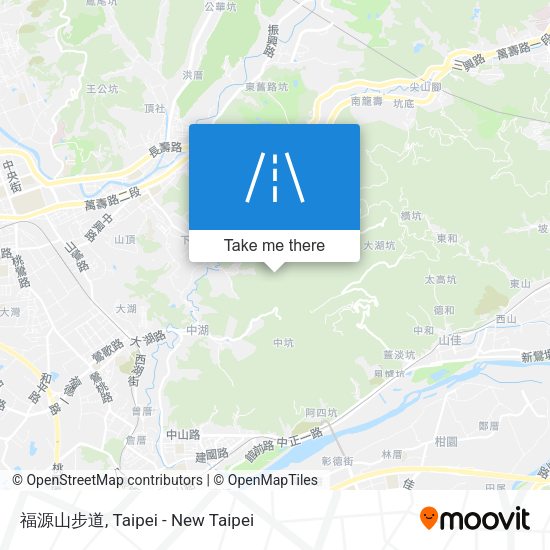 福源山步道 map