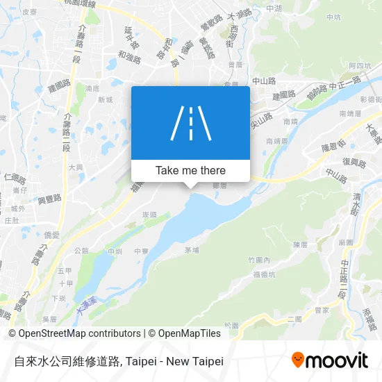 自來水公司維修道路 map