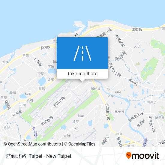 航勤北路 map