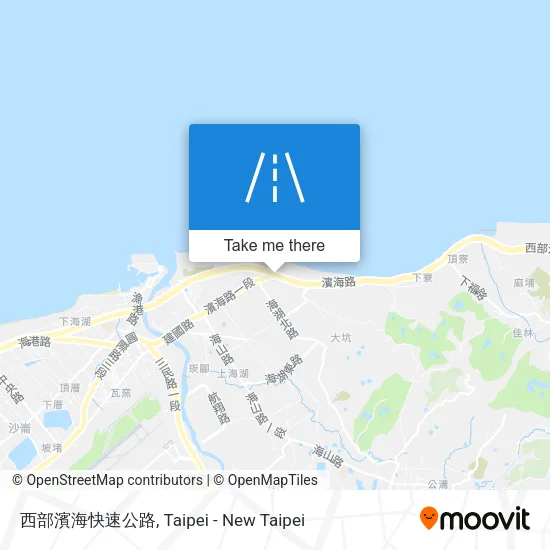 西部濱海快速公路 map