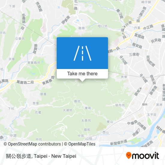 關公嶺步道 map