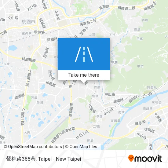 鶯桃路365巷地圖