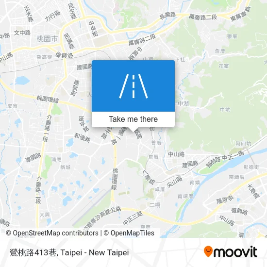 鶯桃路413巷 map