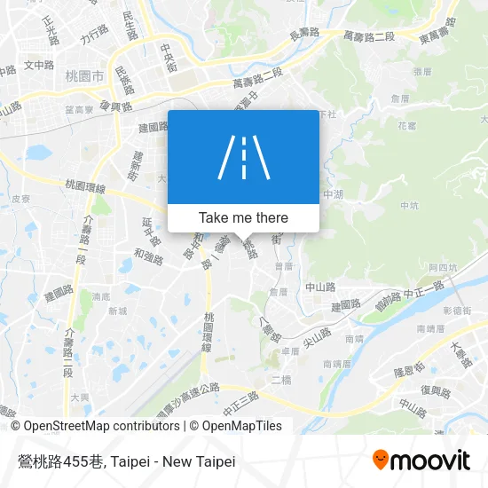 鶯桃路455巷地圖