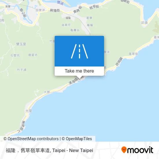 福隆．舊草嶺單車道 map