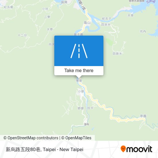 新烏路五段80巷地圖