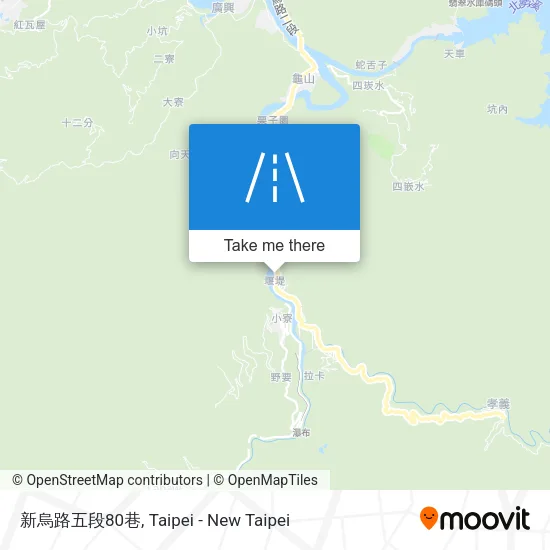 新烏路五段80巷地圖