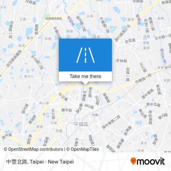 中豐北路地圖