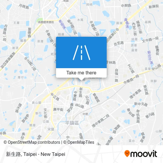 新生路地圖
