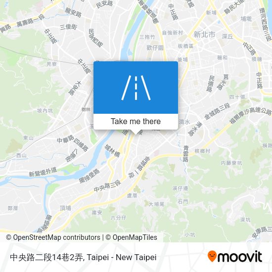 中央路二段14巷2弄地圖
