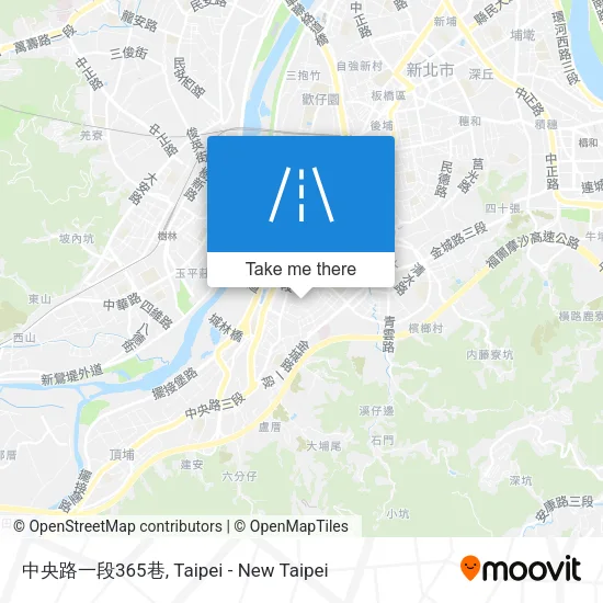 中央路一段365巷地圖