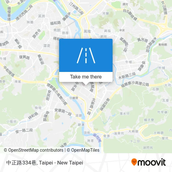 中正路334巷地圖
