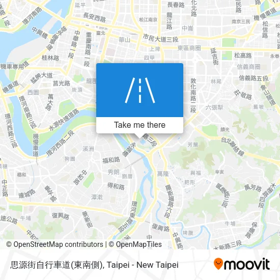 思源街自行車道(東南側)地圖
