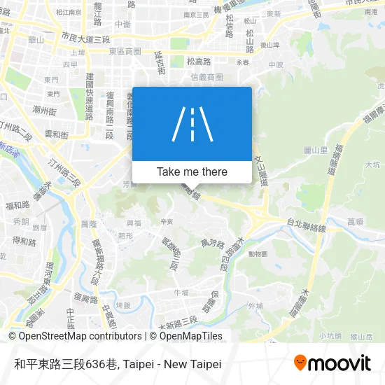 和平東路三段636巷地圖
