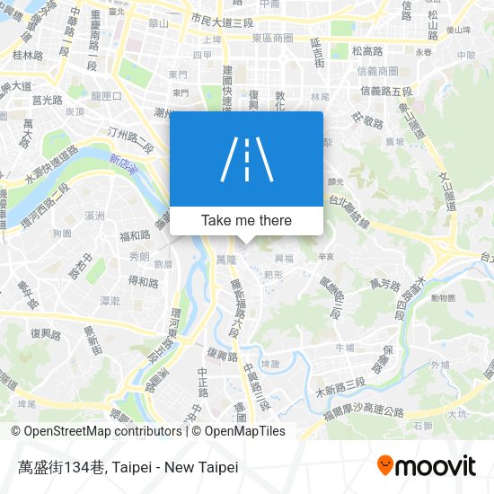 萬盛街134巷 map