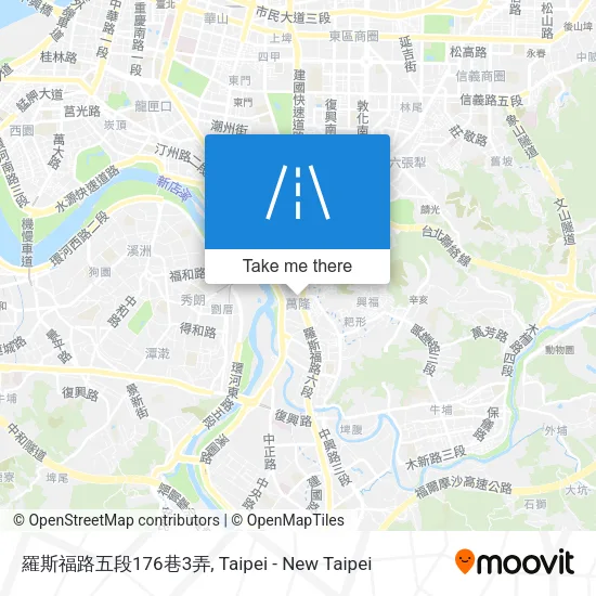 羅斯福路五段176巷3弄地圖
