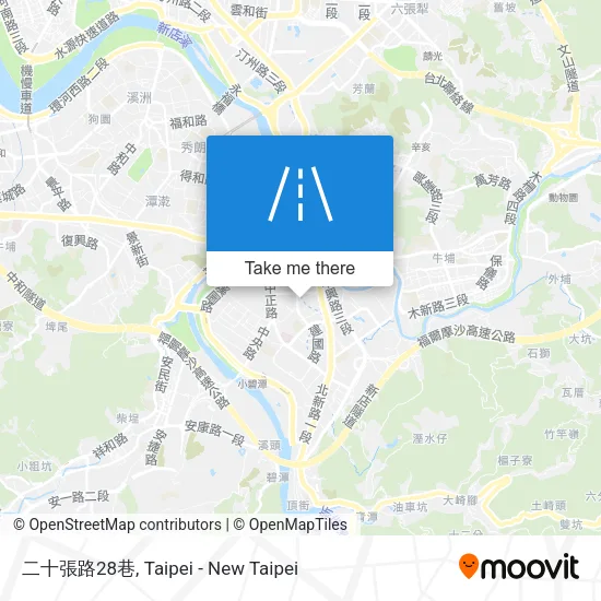 二十張路28巷 map