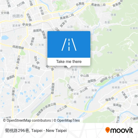 鶯桃路296巷 map