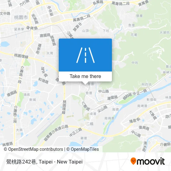 鶯桃路242巷 map