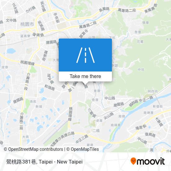 鶯桃路381巷地圖
