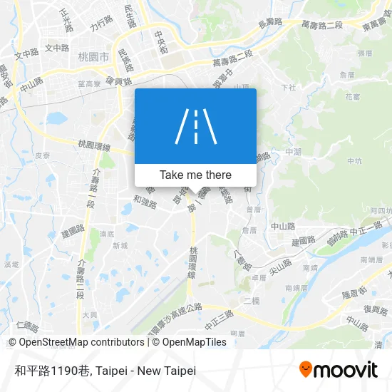 和平路1190巷地圖