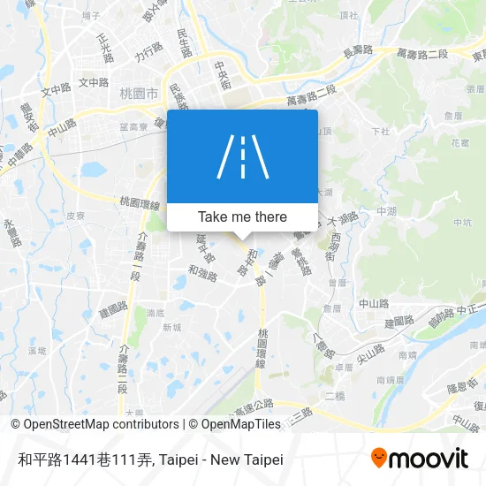 和平路1441巷111弄地圖