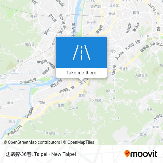 忠義路36巷 map