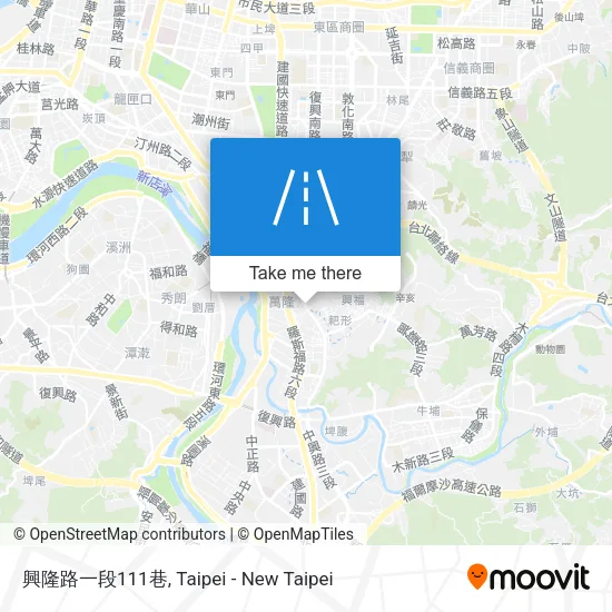 興隆路一段111巷地圖