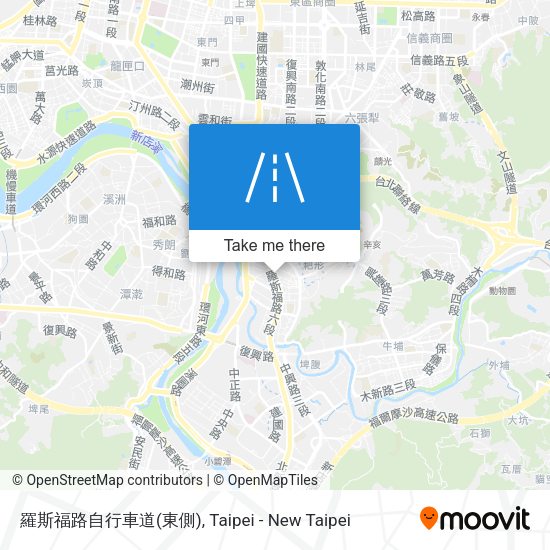 羅斯福路自行車道(東側) map