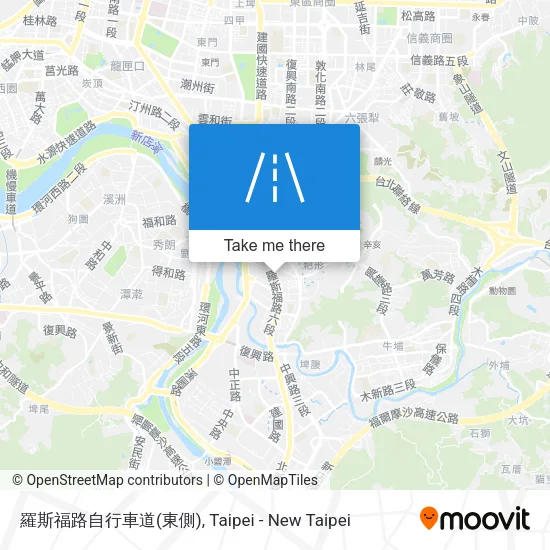羅斯福路自行車道(東側) map