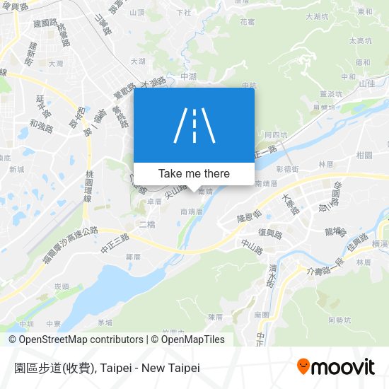 園區步道(收費) map