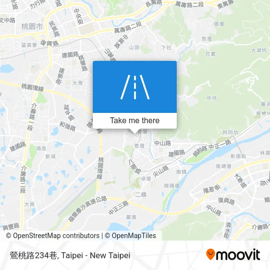 鶯桃路234巷 map