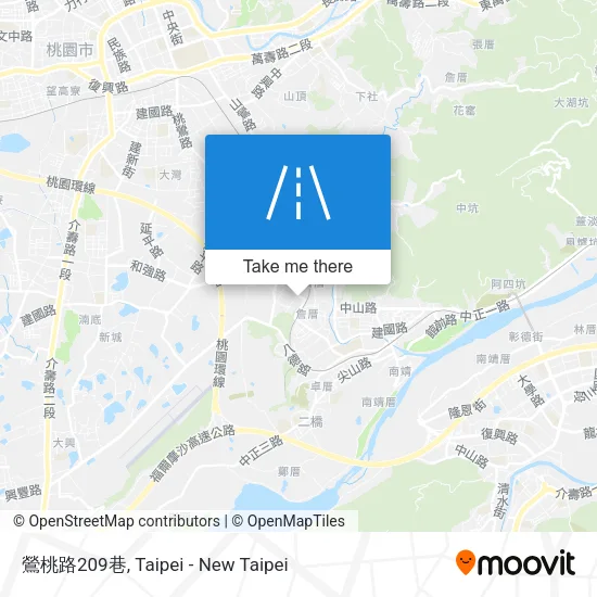 鶯桃路209巷地圖