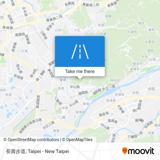 長壽步道 map