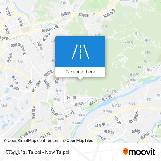 東湖步道 map