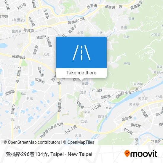 鶯桃路296巷104弄地圖