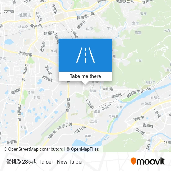 鶯桃路285巷地圖