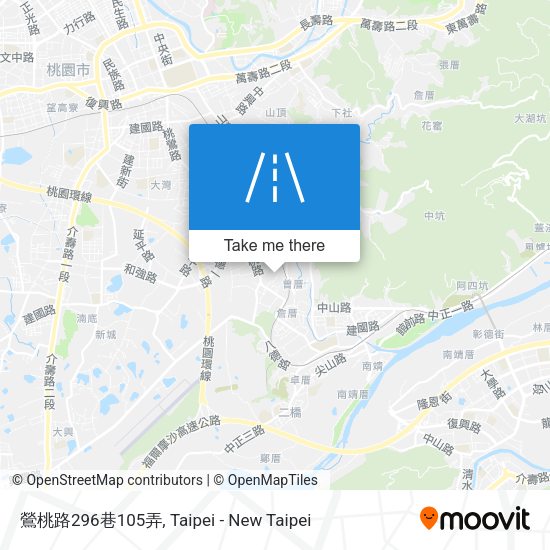 鶯桃路296巷105弄 map
