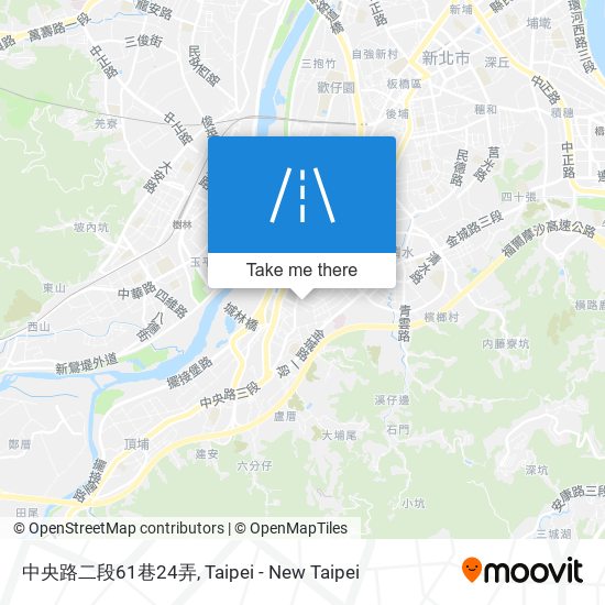 中央路二段61巷24弄地圖
