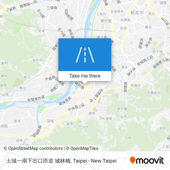 土城一南下出口匝道 城林橋 map