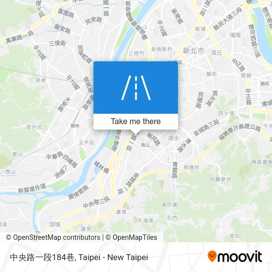 中央路一段184巷地圖