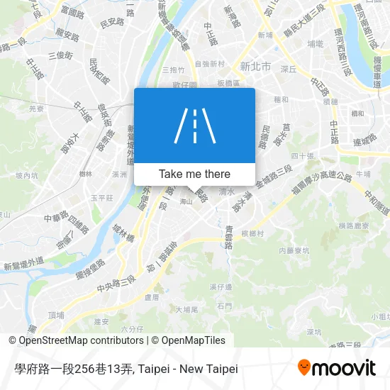 學府路一段256巷13弄地圖