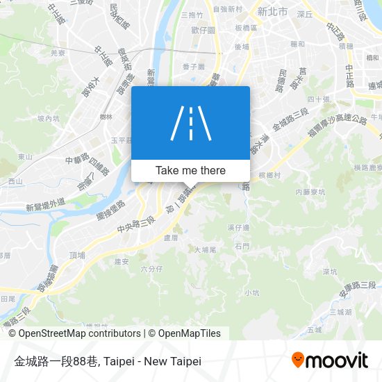 金城路一段88巷 map