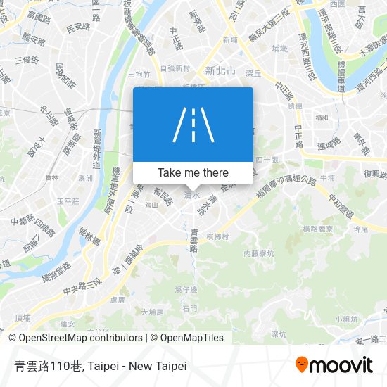 青雲路110巷地圖