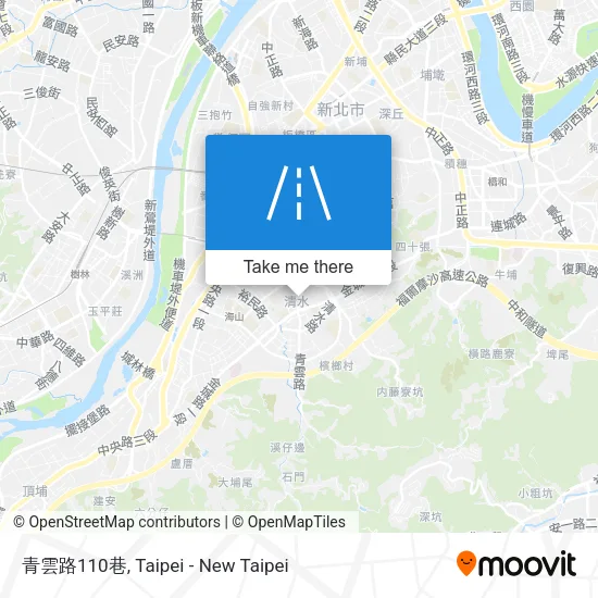 青雲路110巷 map