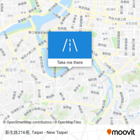 新生路216巷地圖